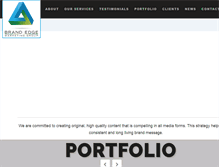 Tablet Screenshot of brandedgemarketing.com